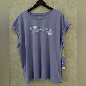 Fit Collective “in my Fearless Era “ Lilac  Top